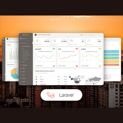Paper Dashboard PRO Laravel