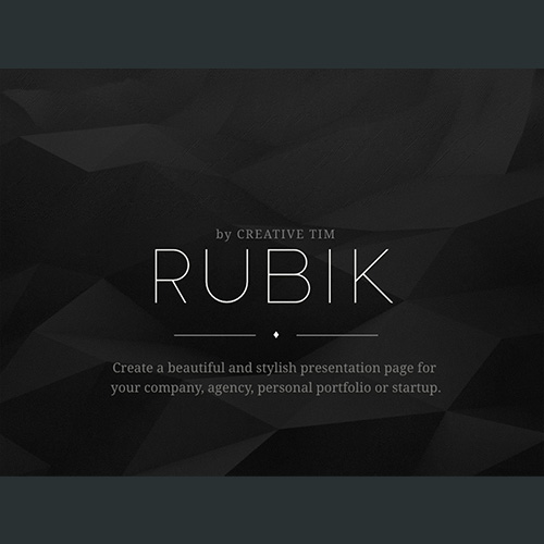 Rubik Presentation Page