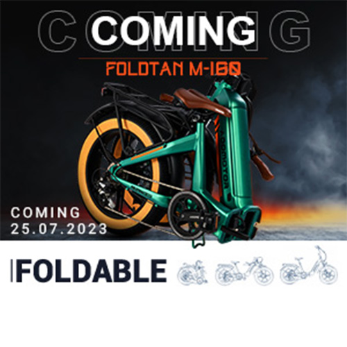 Space-saving & Easily Folding M-160 E-bike Coming!
