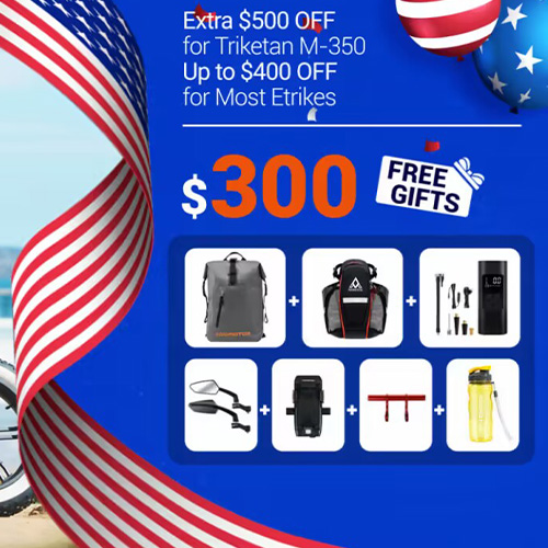 Summer Promo – Up To $400 Off For Most Etrikes