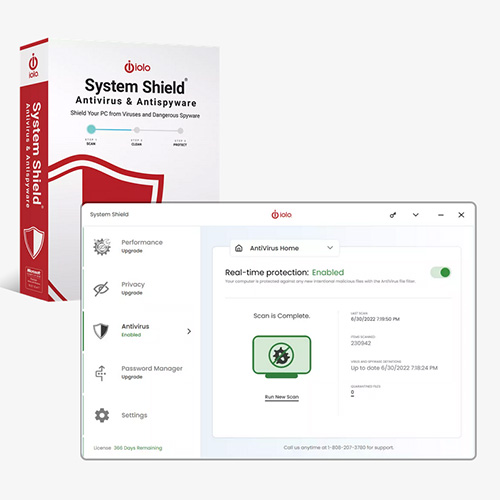 System Shield AntiVirus & AntiSpyware – 50% Off