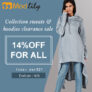 14% off code for sweats & hoodies