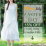 Easter Day, 15% off for the whole site