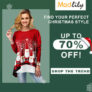 Find Your Perfect Christmas Style with up to 70% off!