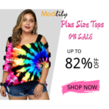 Modlily Plus Size Tops ON SALE: UP TO 82% OFF!