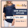 New Spring Styles,Up To 75% Off
