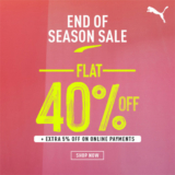 PUMA END OF SEASON SALE SS2024 FLAT 40% OFF