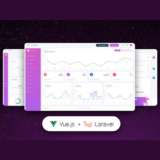 15% Off Vue White Dashboard PRO Laravel